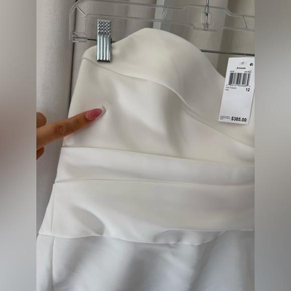 AMSALE bow back strapless bridal dress FINAL PRICE NO OFFERS - Picture 5 of 11